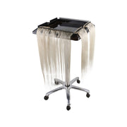 Compact Salon Tray Trolley with Tool Holders
